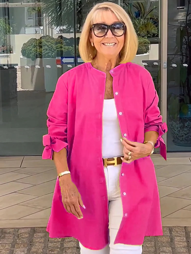 MONA - LONG COTTON SHIRT