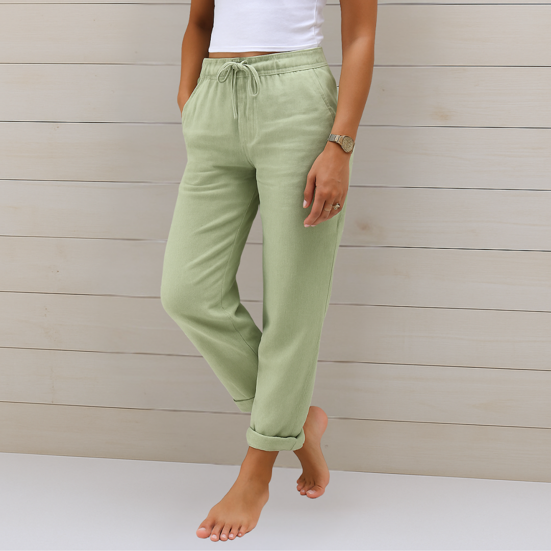 Elena | Relaxed Drawstring Summer Pants
