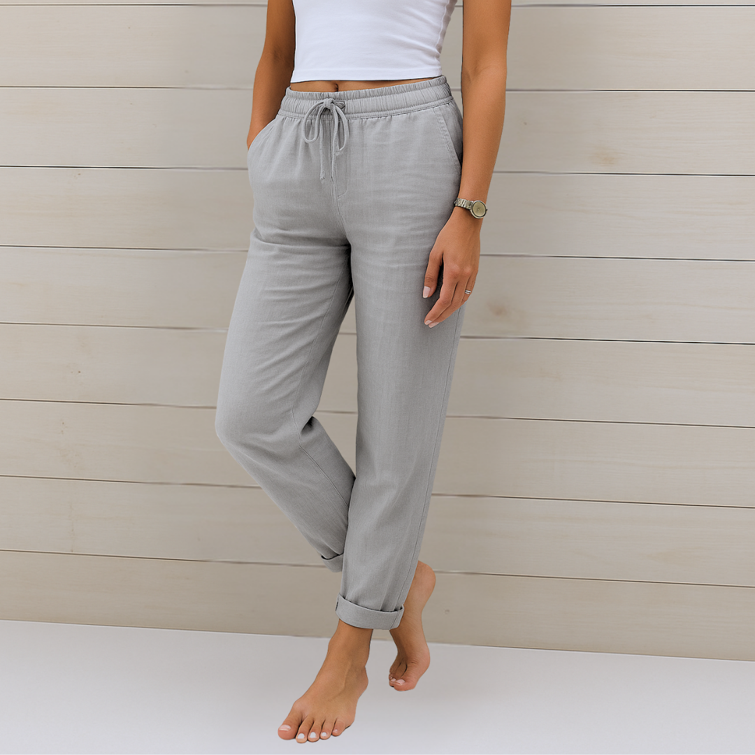 Elena | Relaxed Drawstring Summer Pants