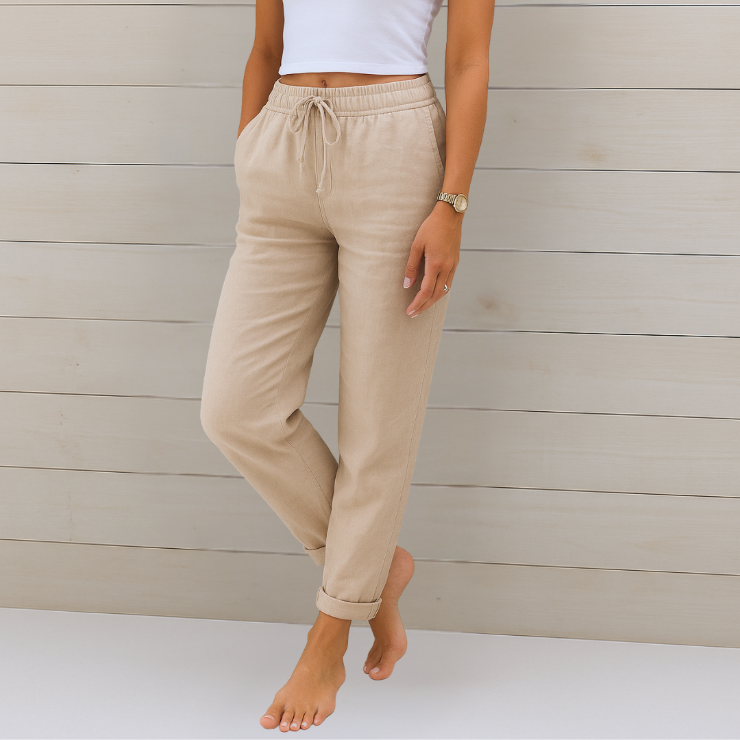 Elena | Relaxed Drawstring Summer Pants