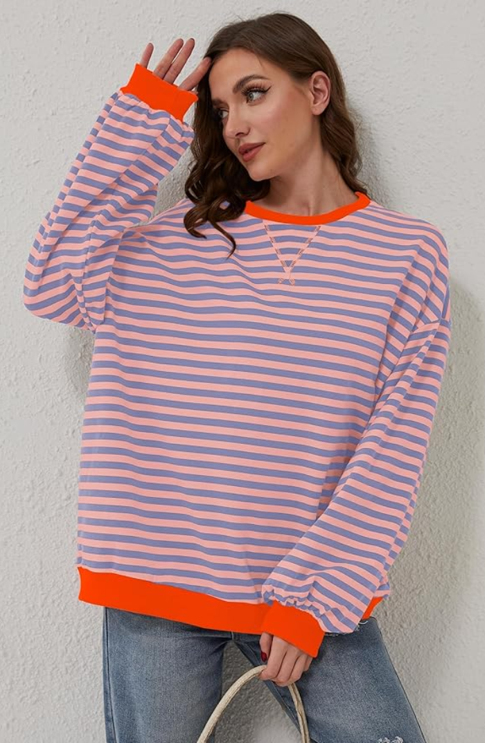 SOFIA | OVERSIZED STRIPED JUMPER