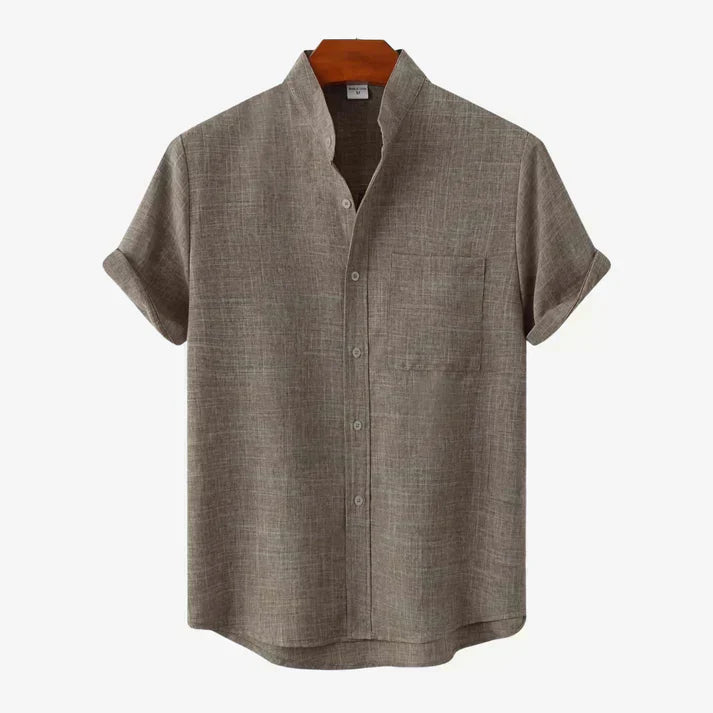 WARREN - SHORT-SLEEVED LINEN SHIRT
