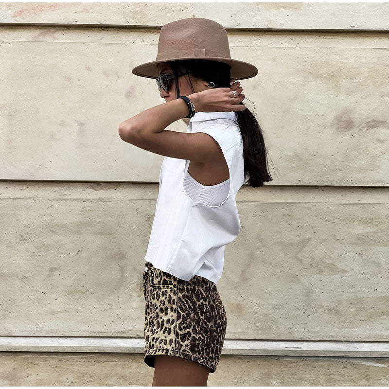 SAVANNAH | LEOPARD PRINT SHORT