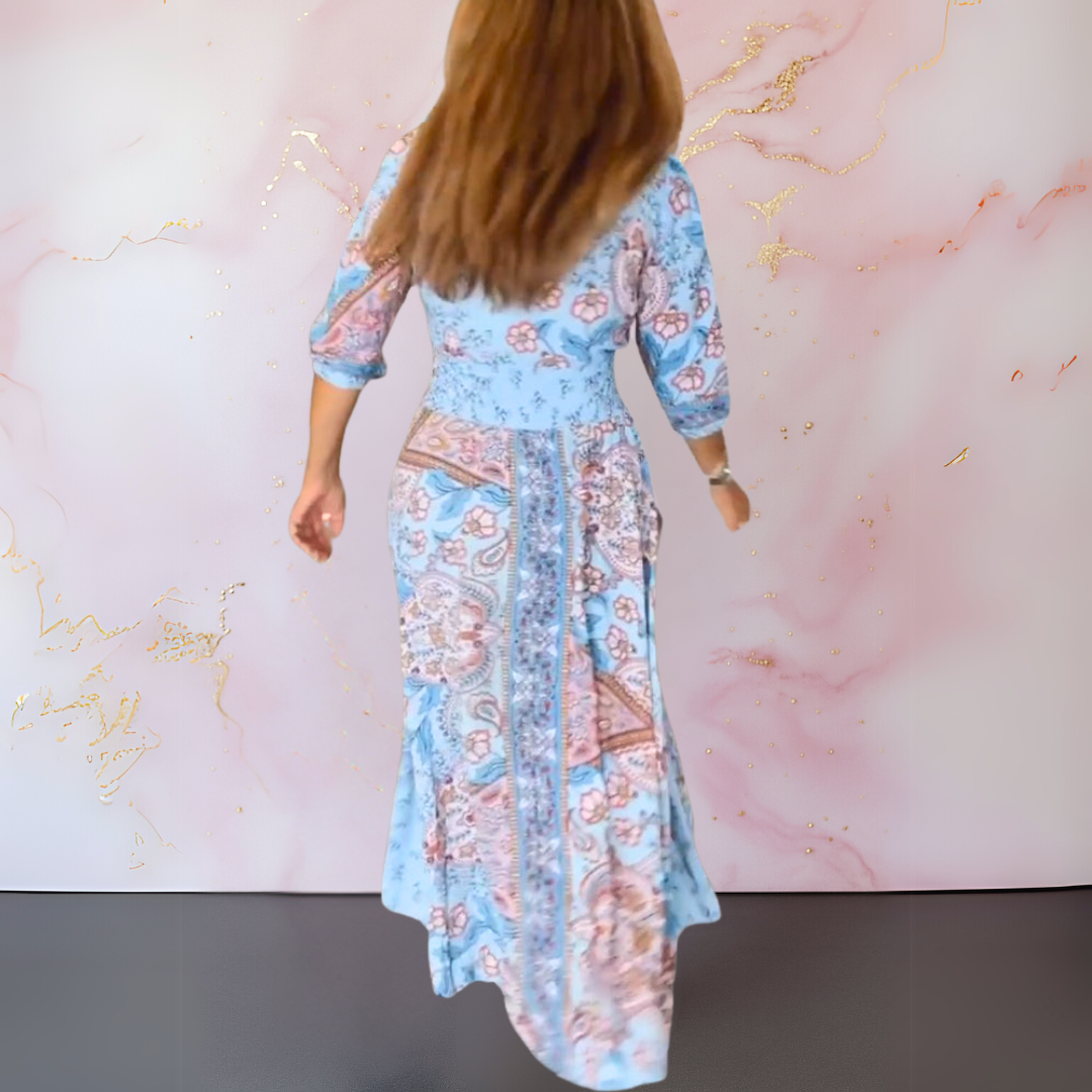 Aztrid | Elegant Summer Dress with V-neckline