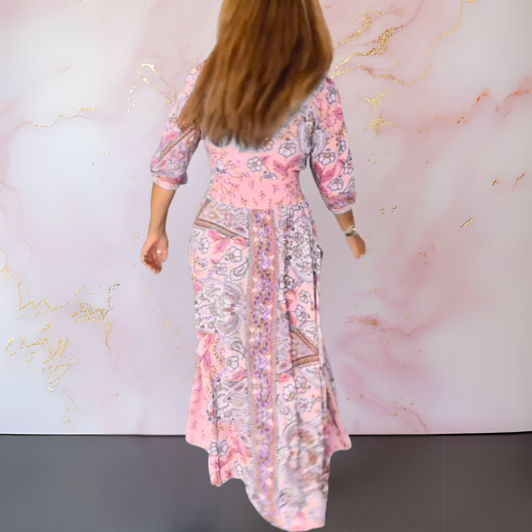 Aztrid | Elegant Summer Dress with V-neckline