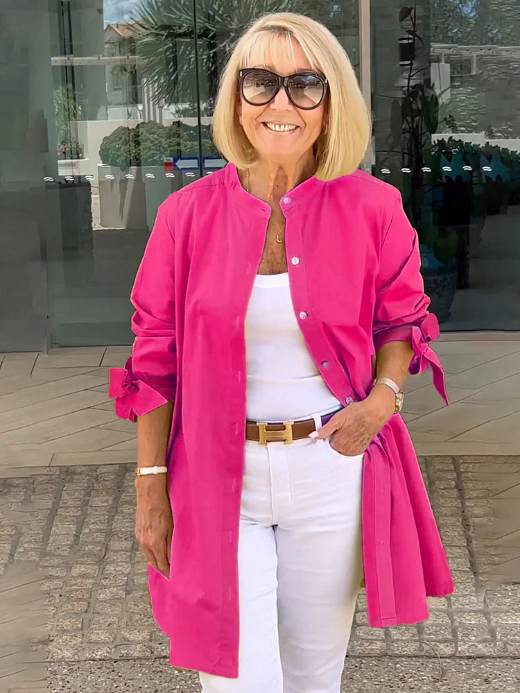 MONA - LONG COTTON SHIRT