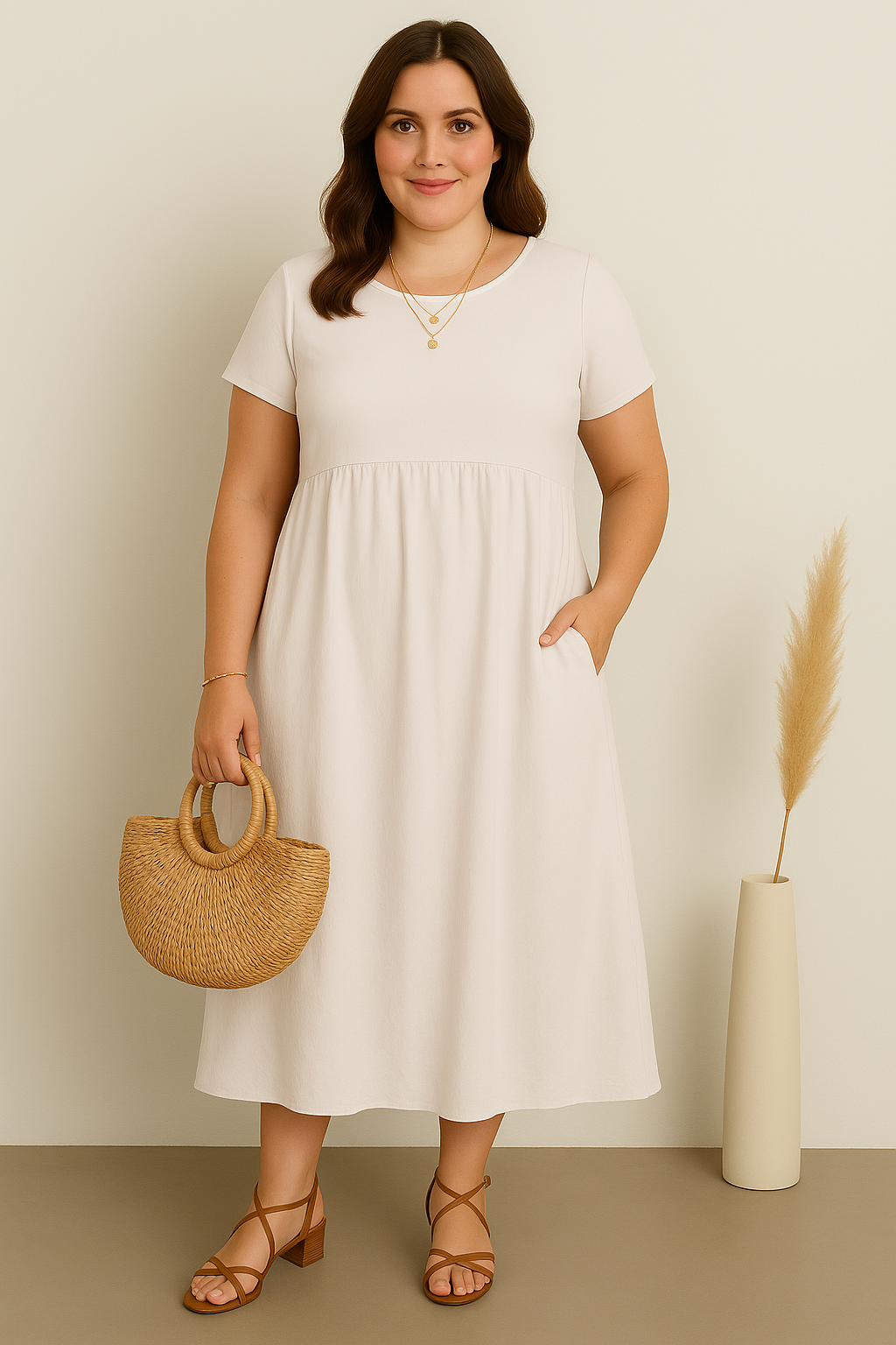 Alina | Casual Tummy Covering Dress