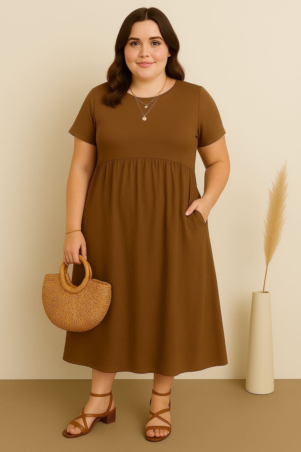 Alina | Casual Tummy Covering Dress