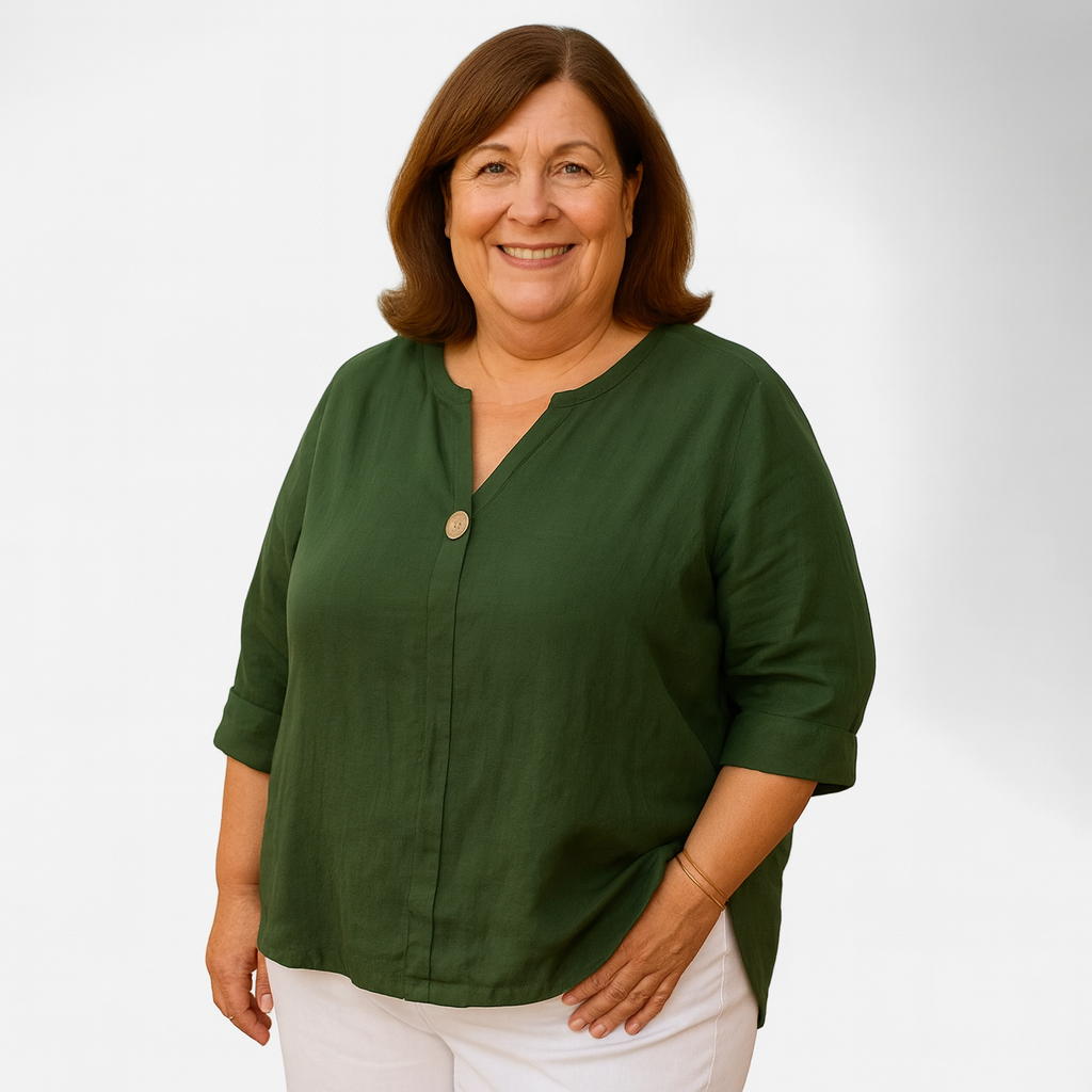 Liora | arms friendly single-button blouse