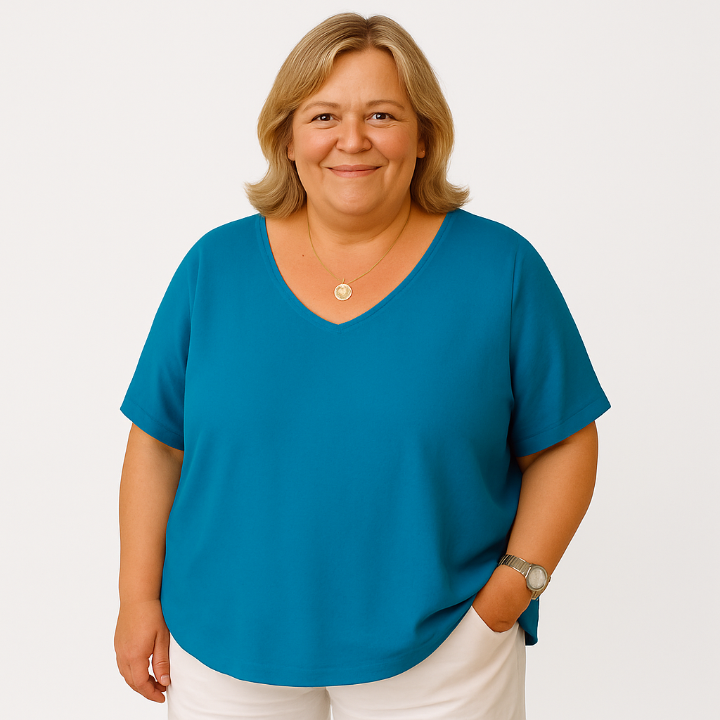 Clara | arms friendly v-neck everyday top