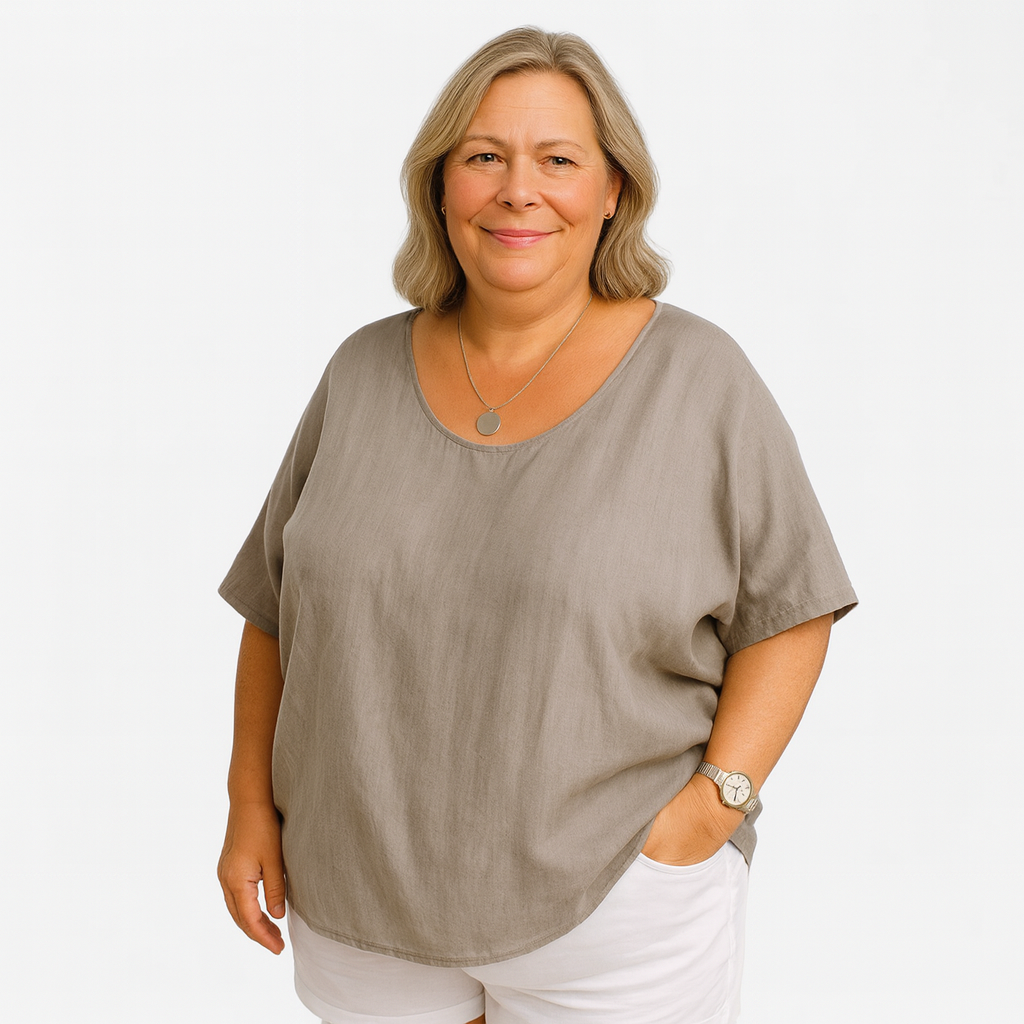 Clara | arms friendly v-neck everyday top