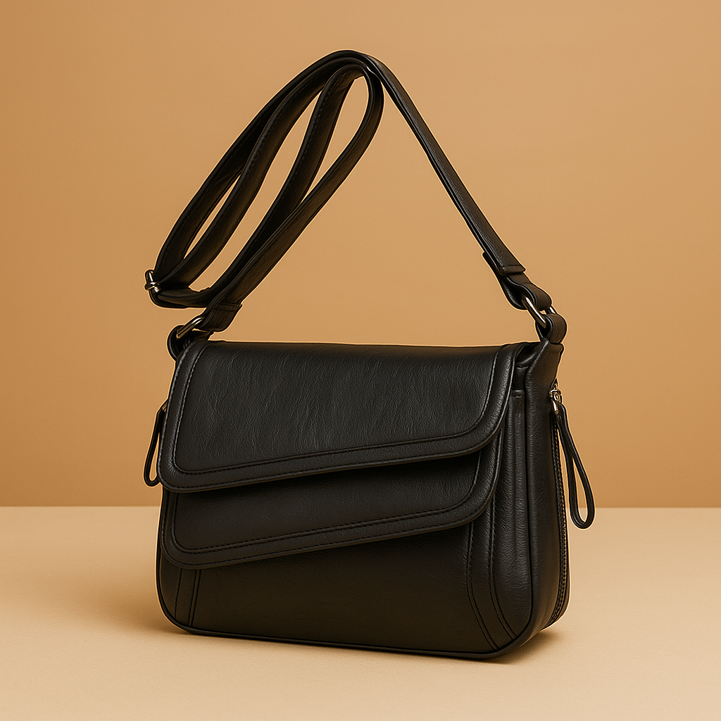 Marion | Angled-flap Crossbody Bag
