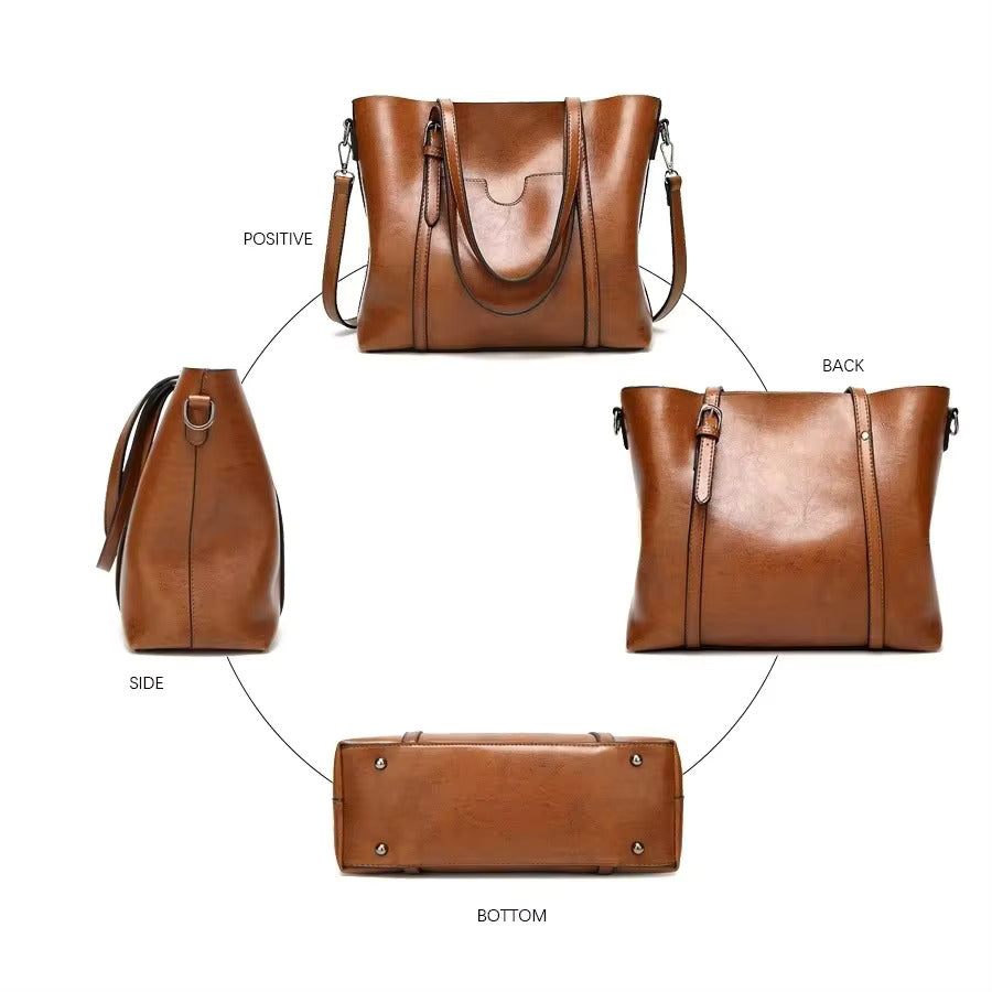 OLGA | LEATHER TOTE BAG