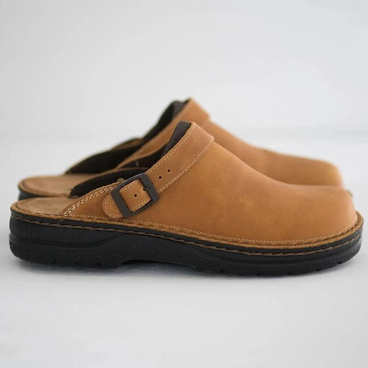 ROLLY | ORTHOPAEDIC LEATHER CLOGS