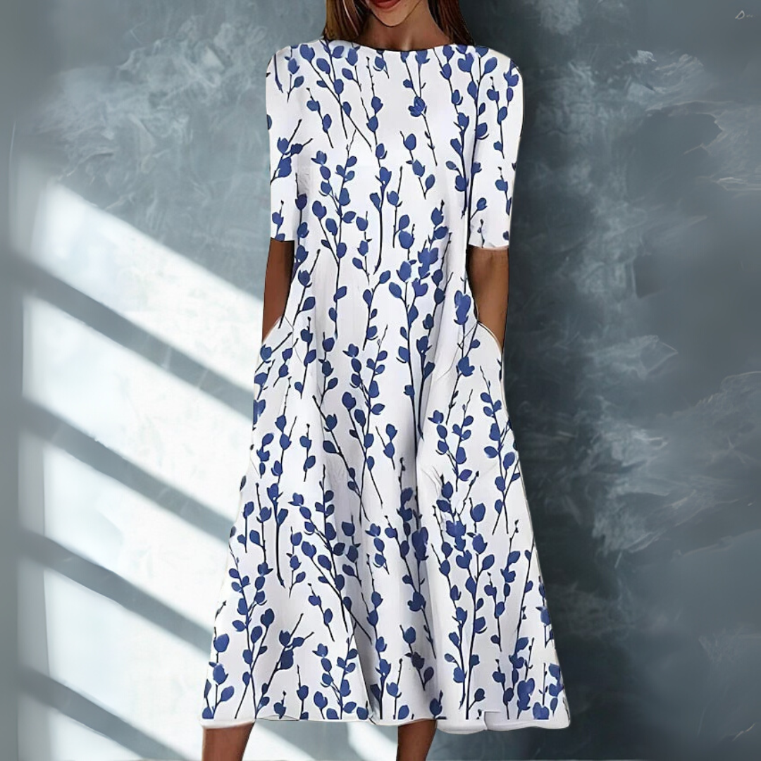 Kezia | Summer Floral Midi Dress