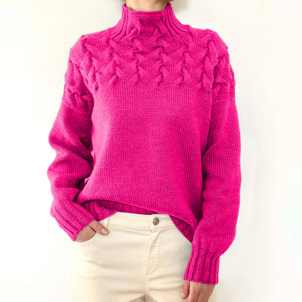 EUNICE | KNITTED TURTLENECK SWEATER