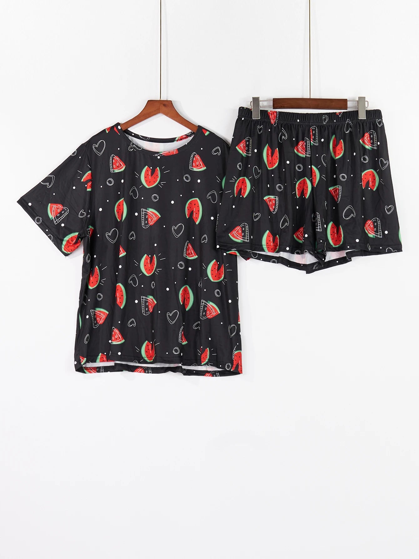 Vera | Watermelon Plus Size Sleepwear Set