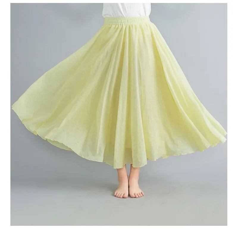 Candice | Elegant A-Line Maxi Skirt