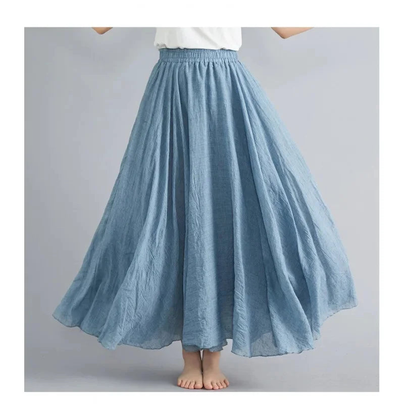 Candice | Elegant A-Line Maxi Skirt