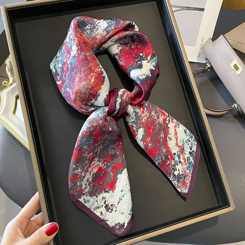Trixie | Abstract Marble Scarf