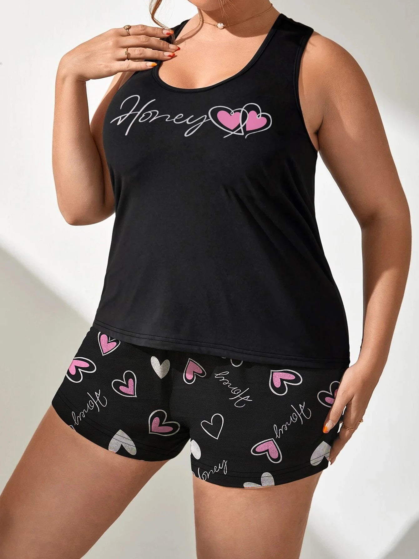 Tricia | Honey Plus Size Sleepwear Set
