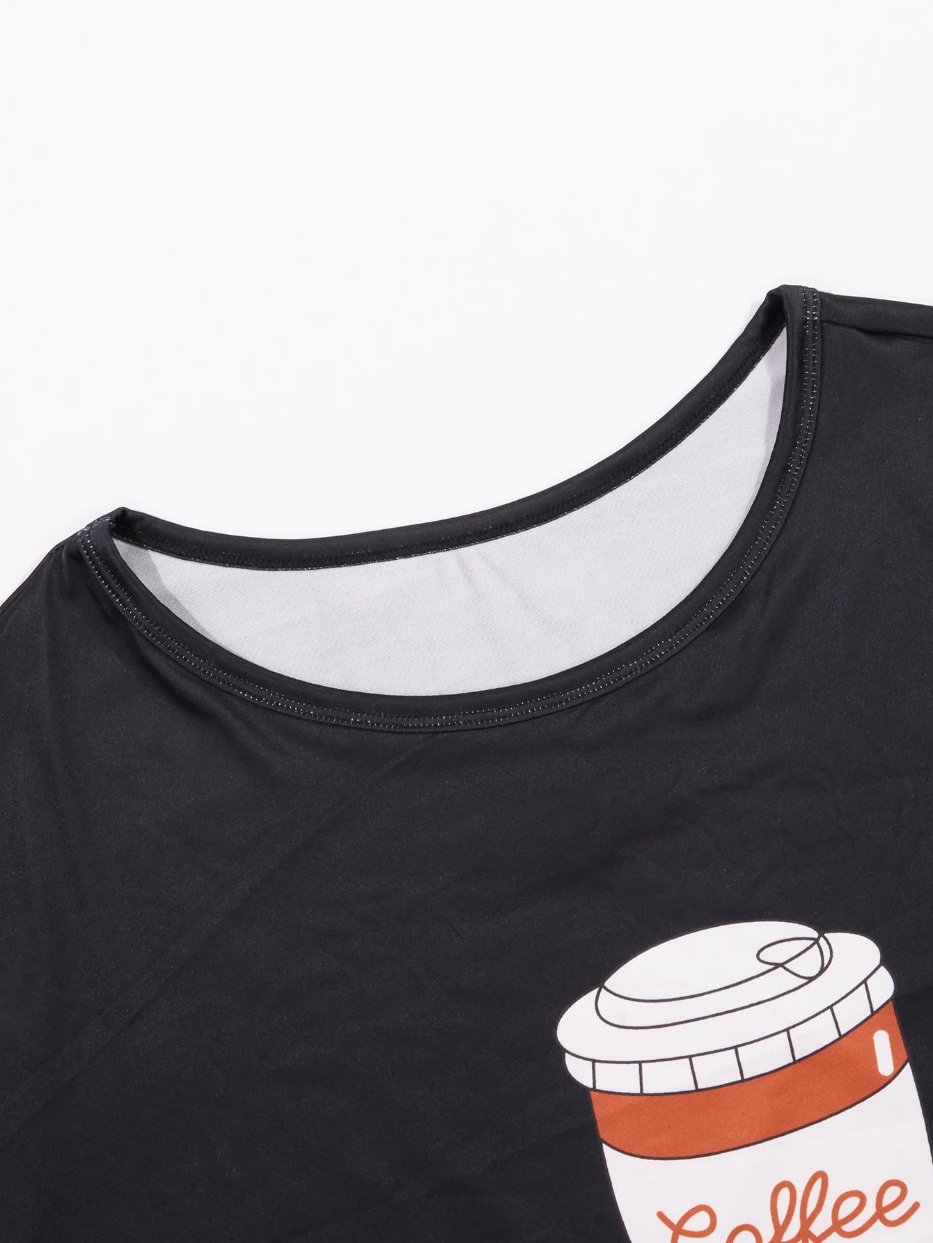 Tori | Cozy Coffee Vibes Plus Size Sleepwear Set