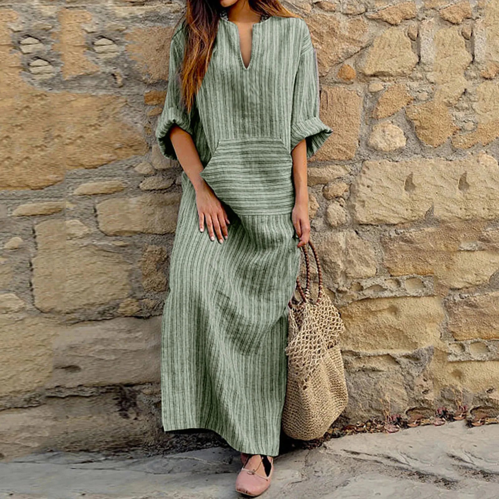 CHARITA - LINEN SUMMER DRESS