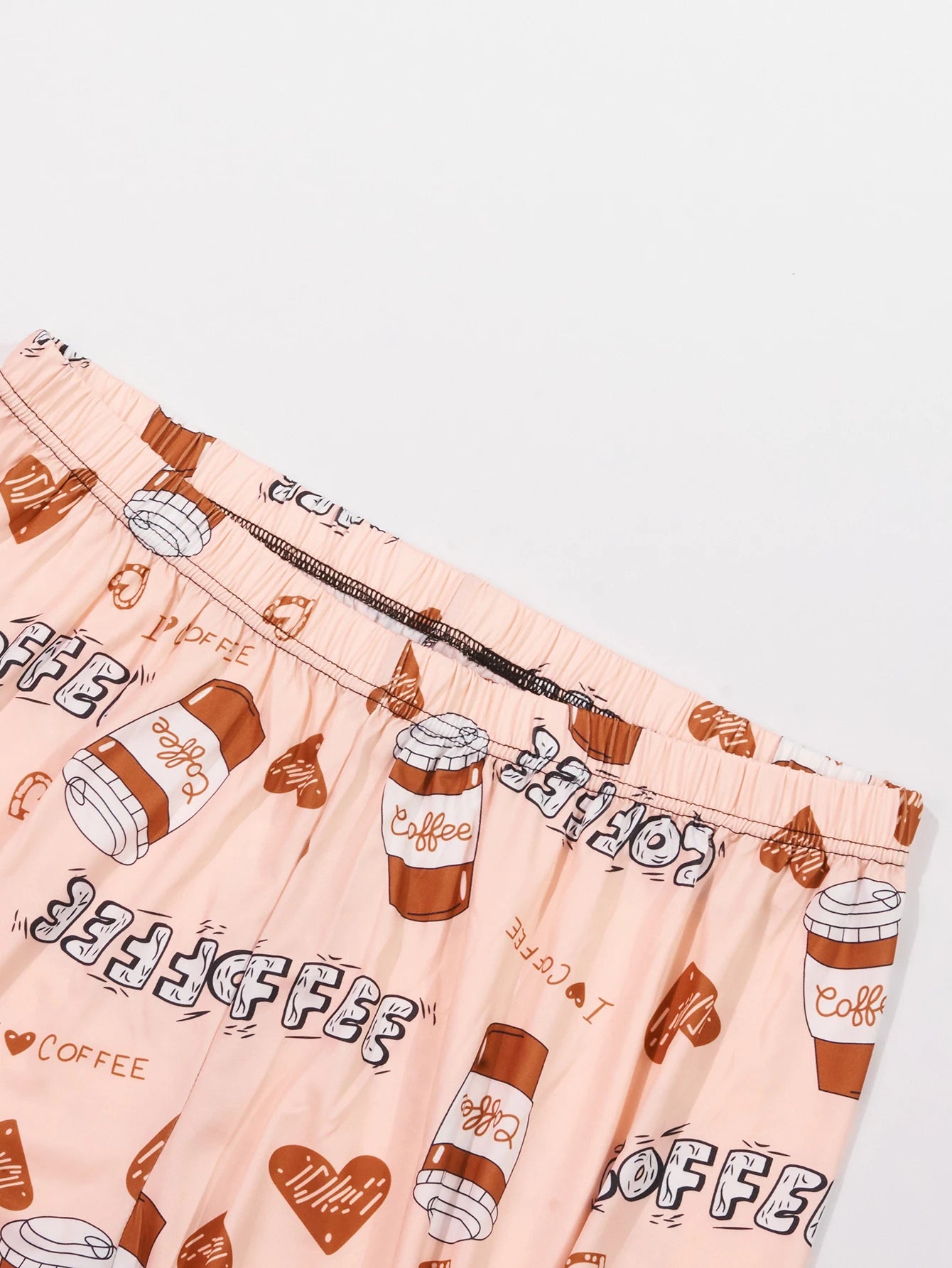 Tori | Cozy Coffee Vibes Plus Size Sleepwear Set