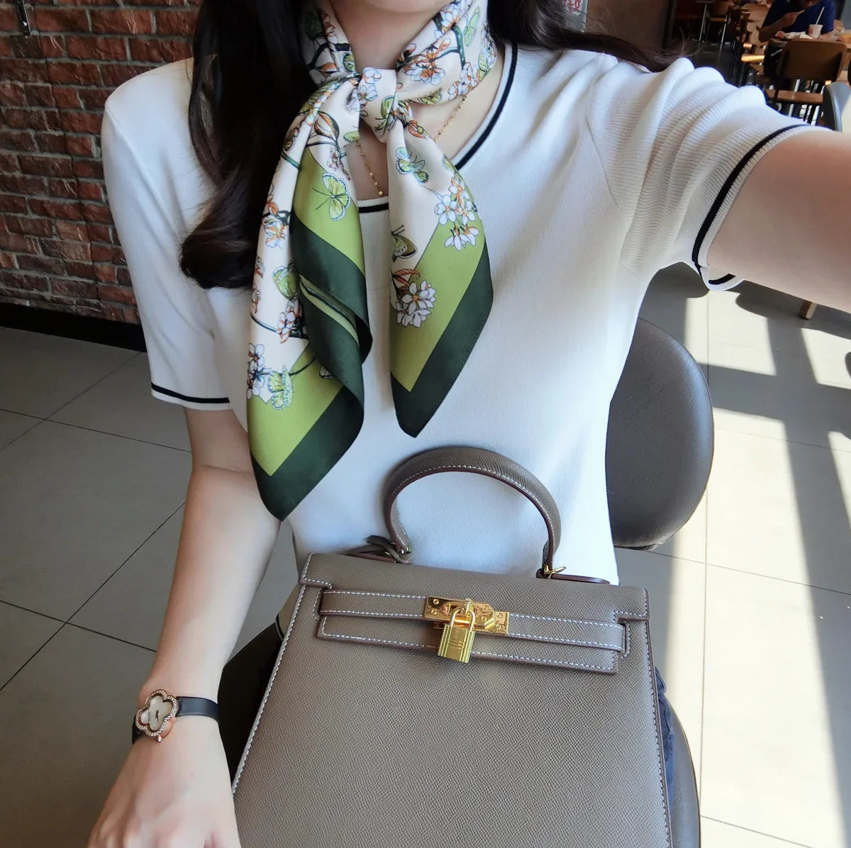 Amelie | Botanical Scarf