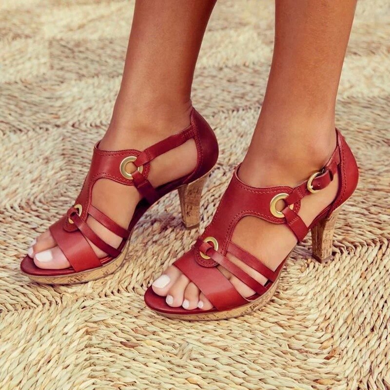 SANDY - HEELED SANDALS