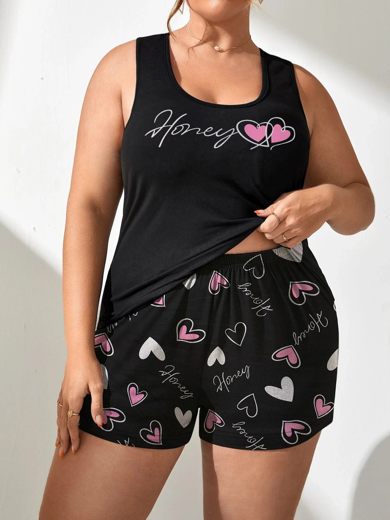 Tricia | Honey Plus Size Sleepwear Set