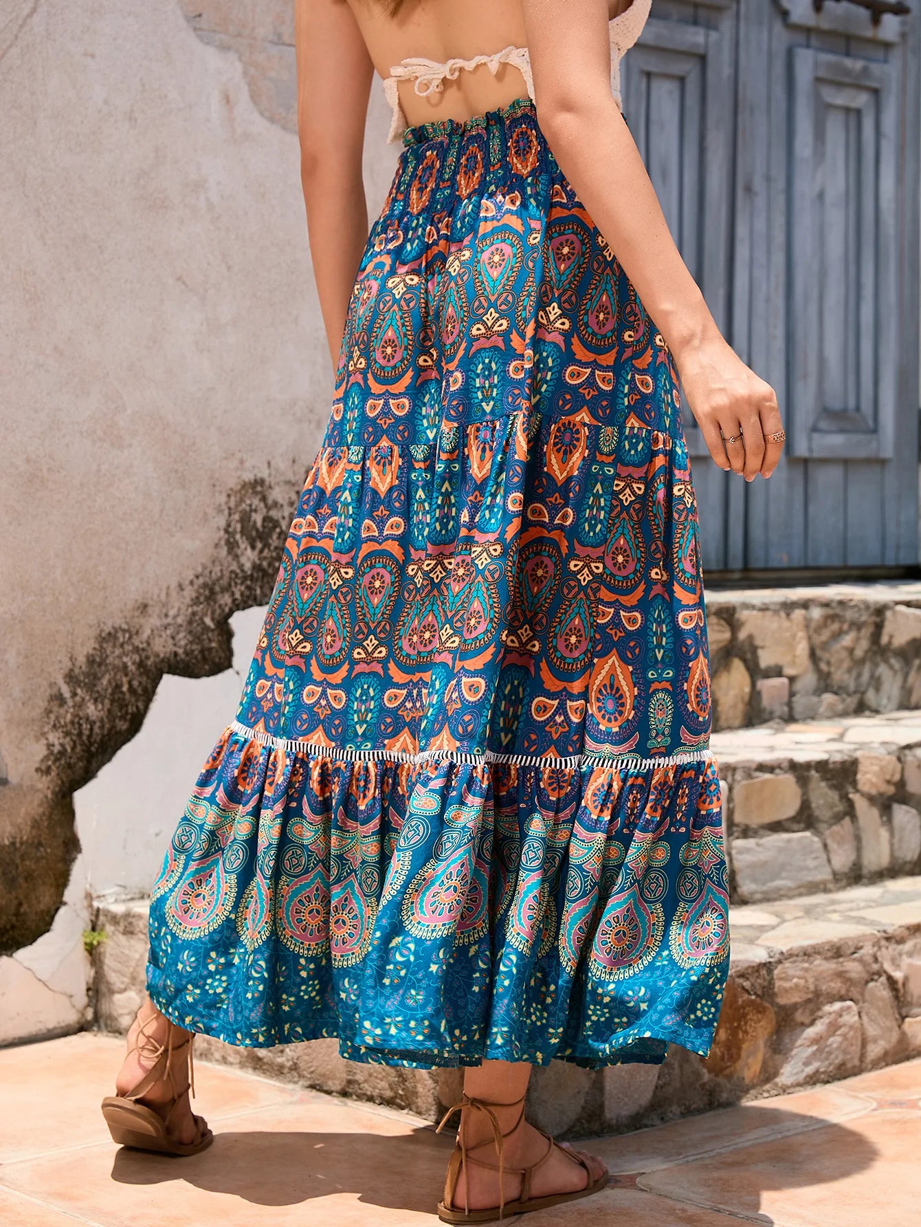 Mariana | Bohemian Breeze Maxi Skirt
