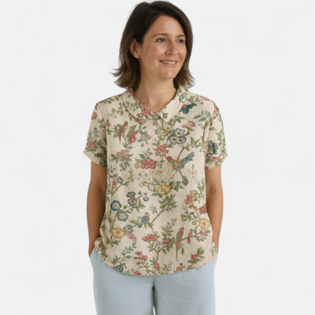 Edmonton Essence™ | Floral Print Blouse