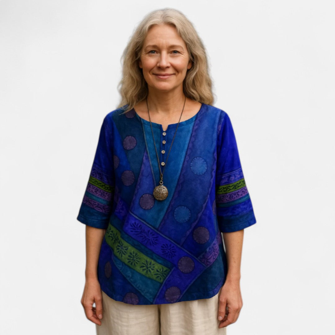 Edmonton Essence™ | Oversized Colourful Top