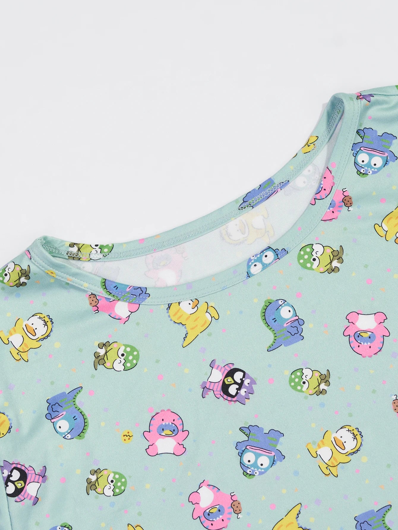 Lesly | Minty Fresh Plus Size Sleepwear Set