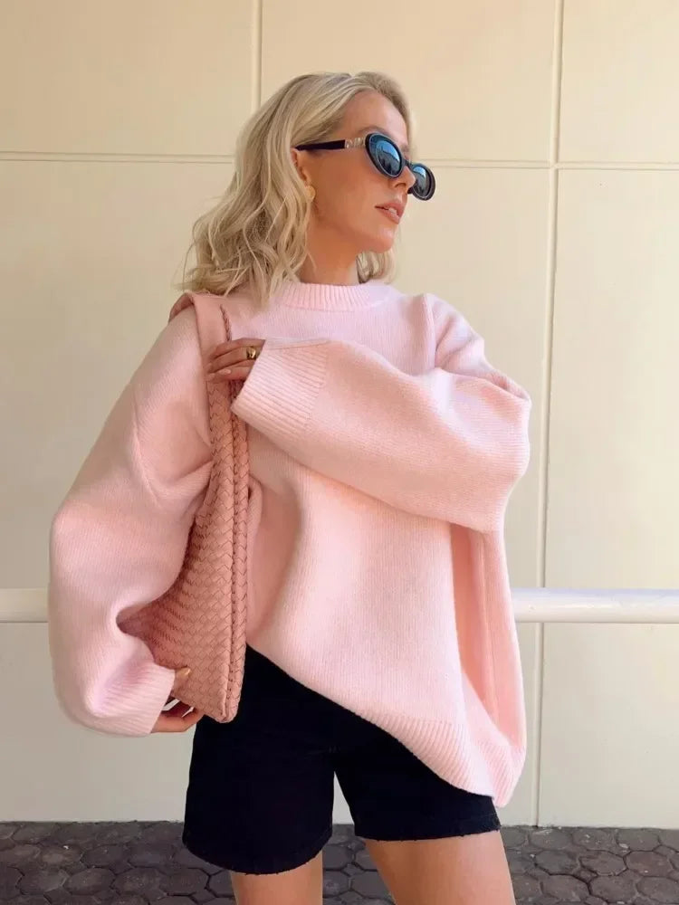ELLE | PINK SWEATER