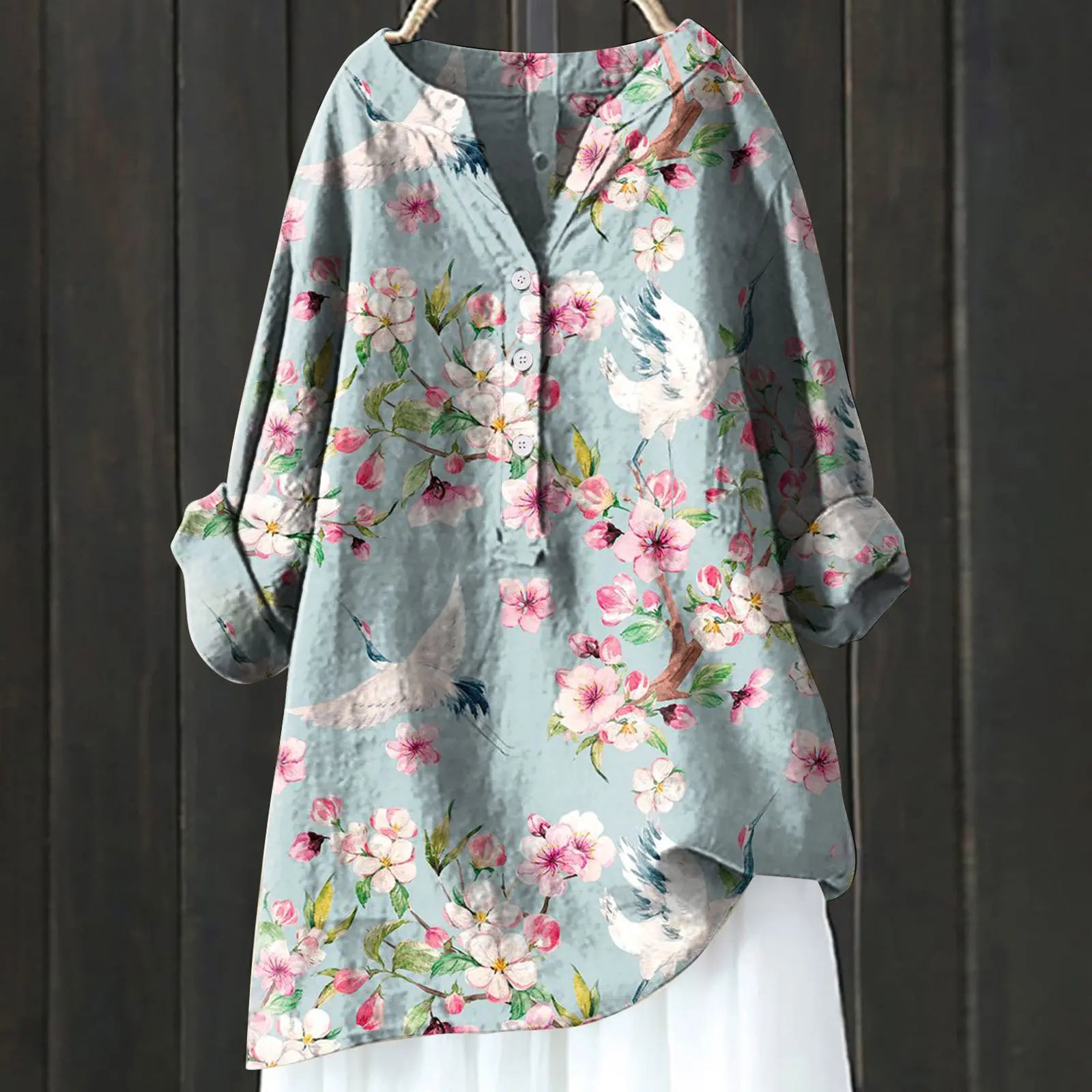 MATILDE - CASUAL BLOUSE WITH FLORAL PRINT