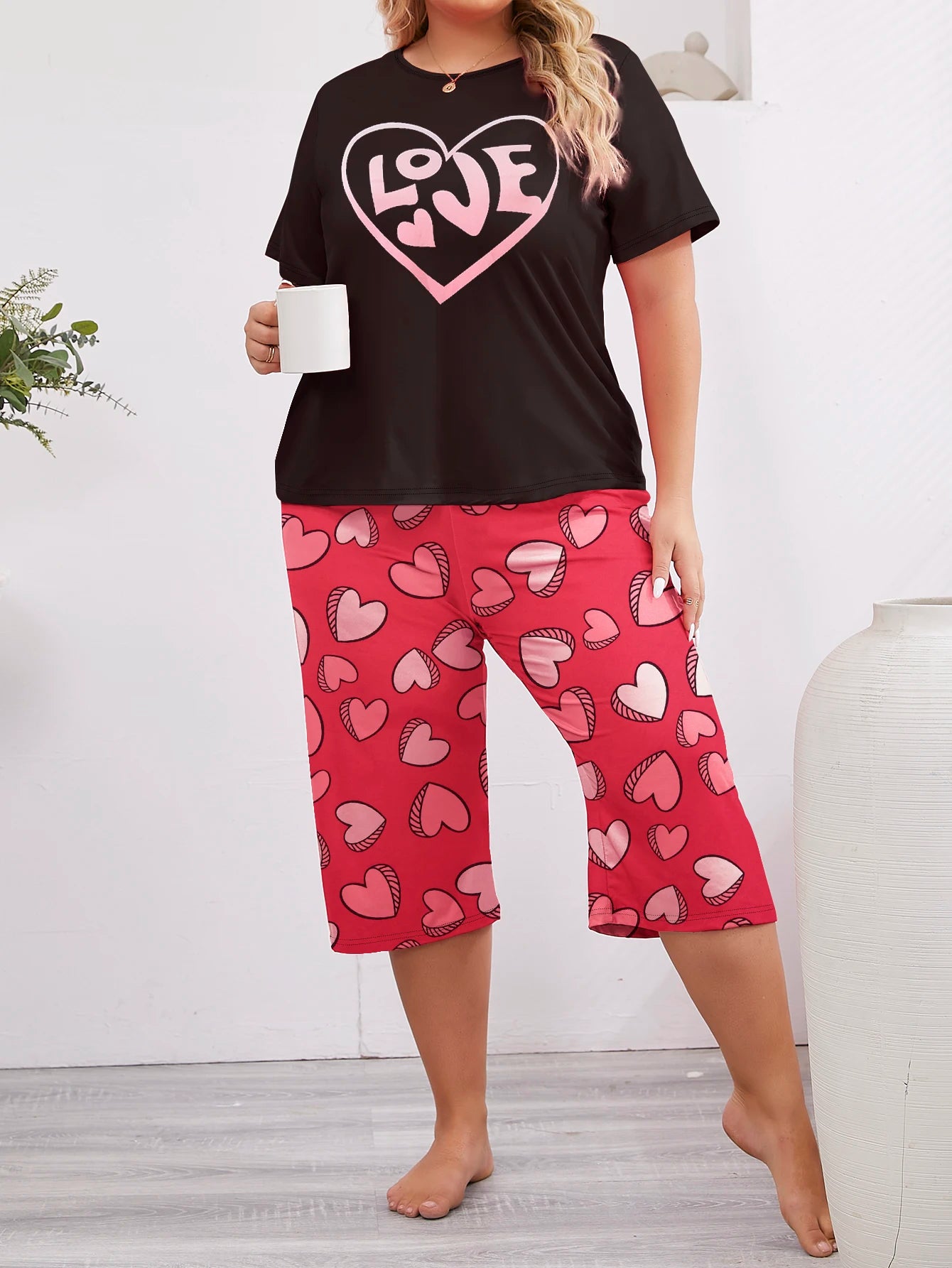 Thalia | Love Plus Size Sleepwear Set