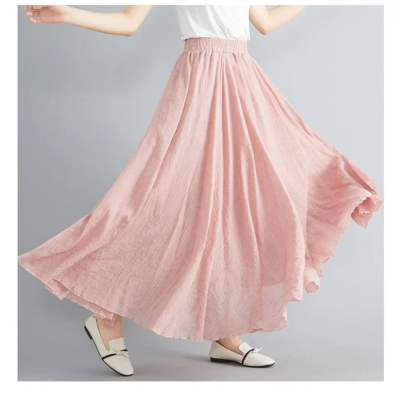 Candice | Elegant A-Line Maxi Skirt