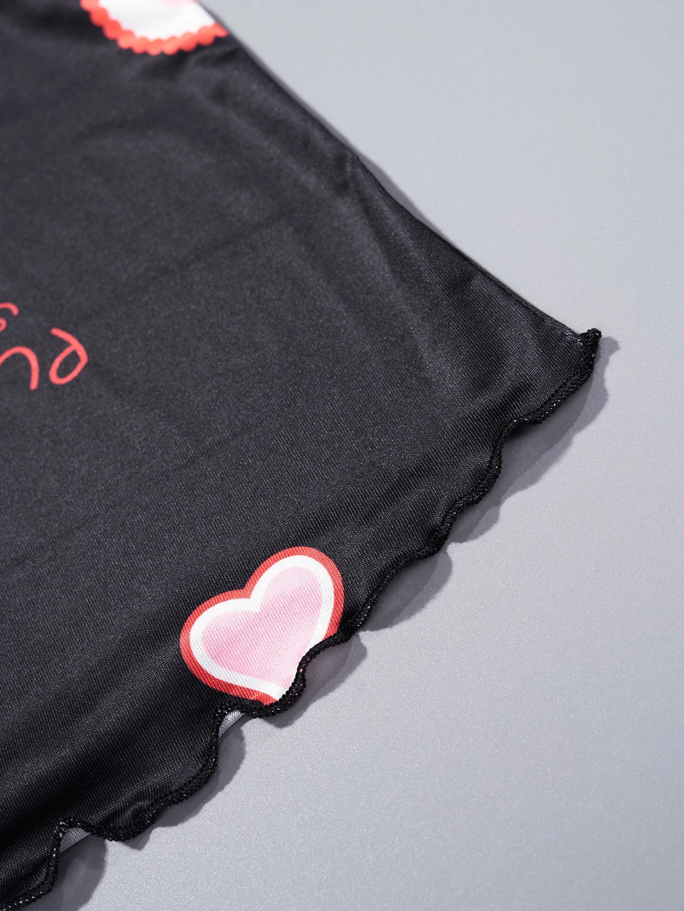 Pixie | Heart Print Plus Size Nightdress