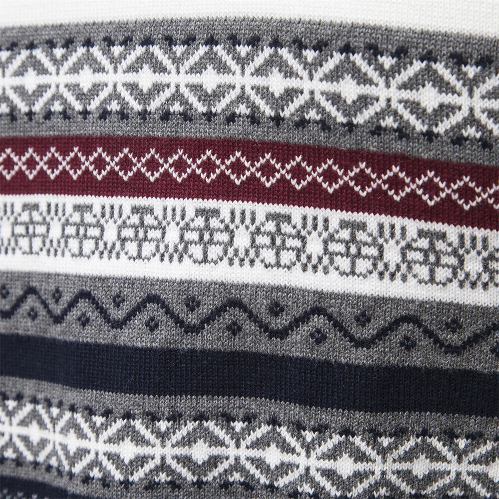 MARTIN | RETRO PATTERNED SWEATER