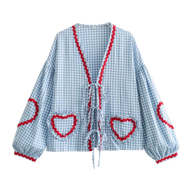 CAMILLA - SWEETHEART BLOUSE