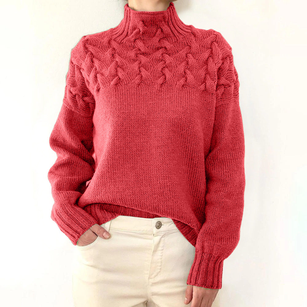 EUNICE | KNITTED TURTLENECK SWEATER