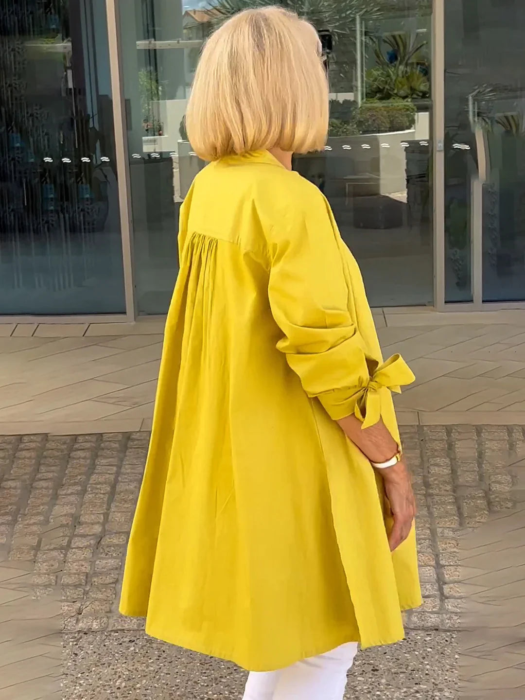 MONA - LONG COTTON SHIRT