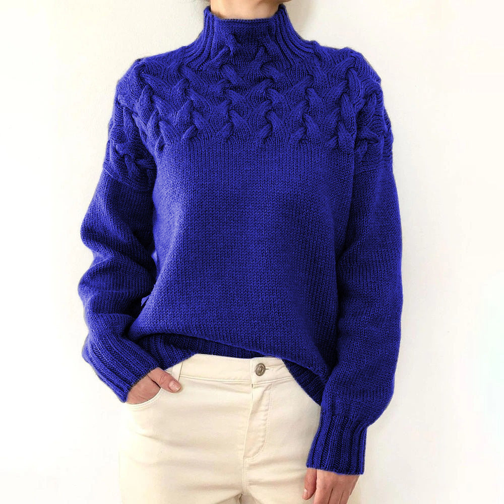 EUNICE | KNITTED TURTLENECK SWEATER