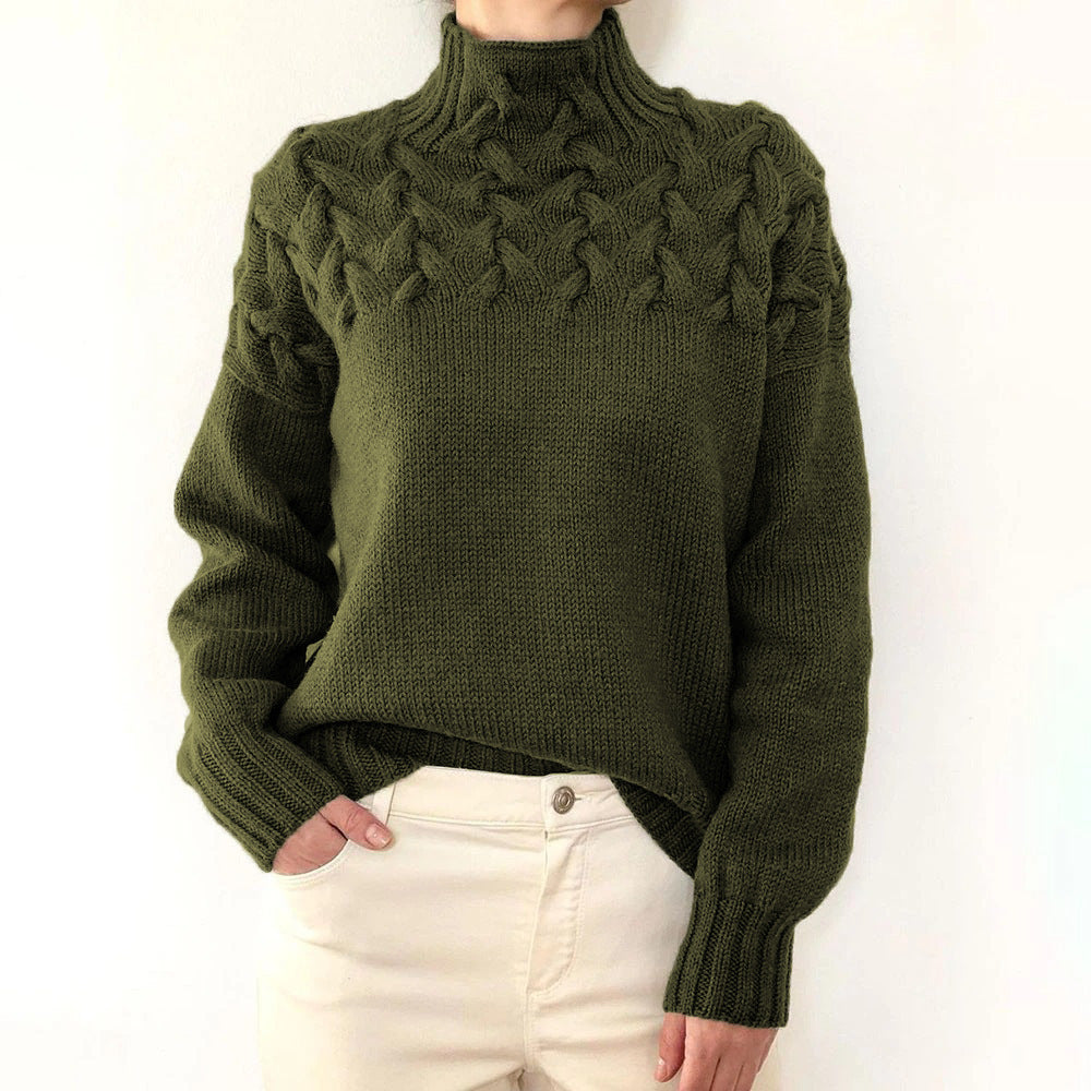 EUNICE | KNITTED TURTLENECK SWEATER
