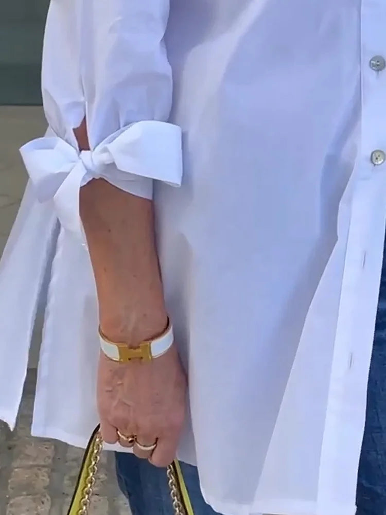 MONA - LONG COTTON SHIRT