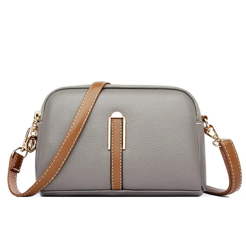 Faye | Contrast-strap Crossbody Bag