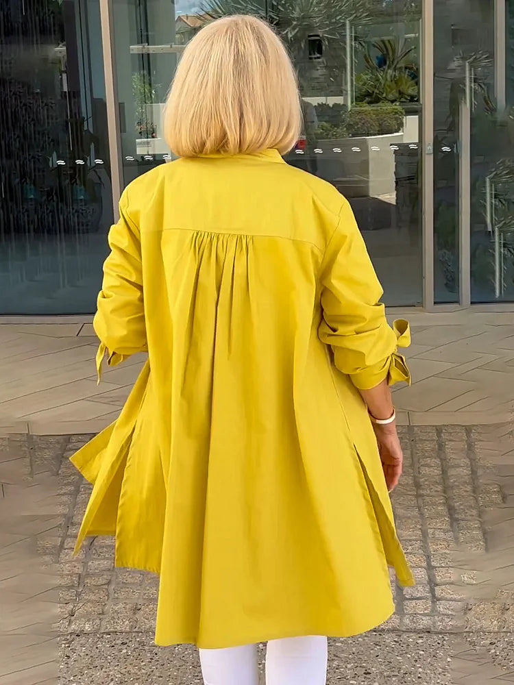 MONA - LONG COTTON SHIRT