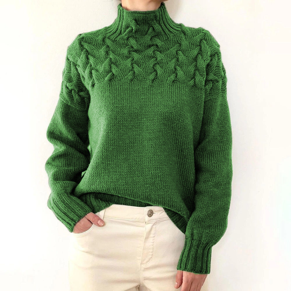 EUNICE | KNITTED TURTLENECK SWEATER